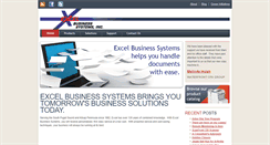 Desktop Screenshot of excelbusinesssystems.net