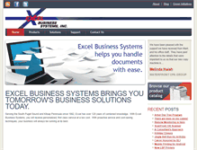 Tablet Screenshot of excelbusinesssystems.net